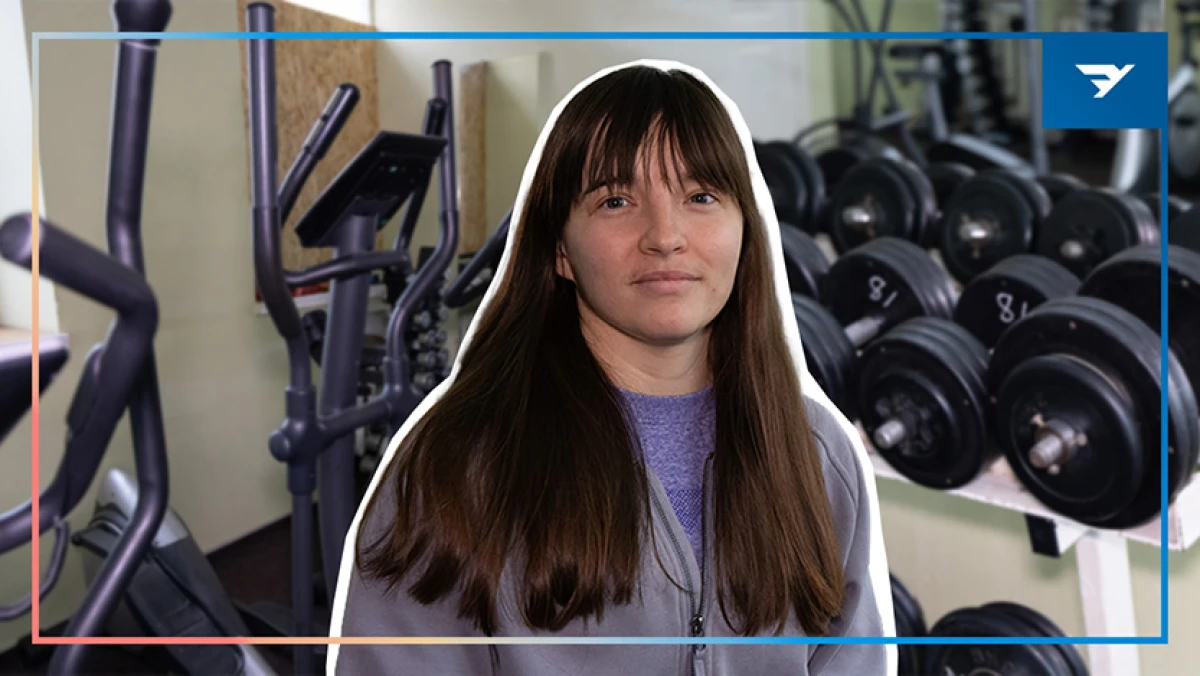 Тренерка Ганна Штучка. Колаж Інни Юрченко / "Вгору"