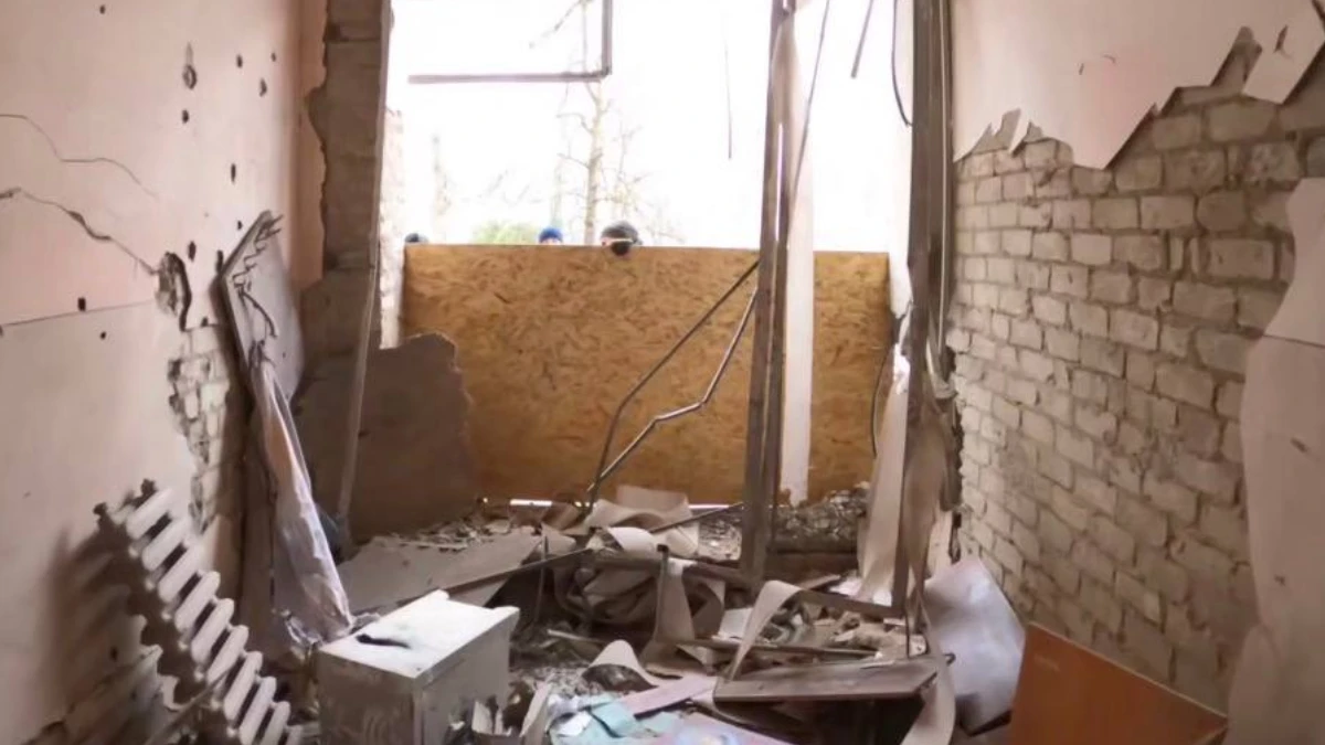 Наслідки ударів по навчальному закладу в Херсоні 