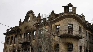 Готель "Європейський" після пожежі