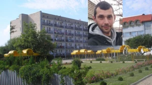 Колаж: ІРС-Південь. Сергій Єрвалак, санаторій "Чайка" у Лазурному