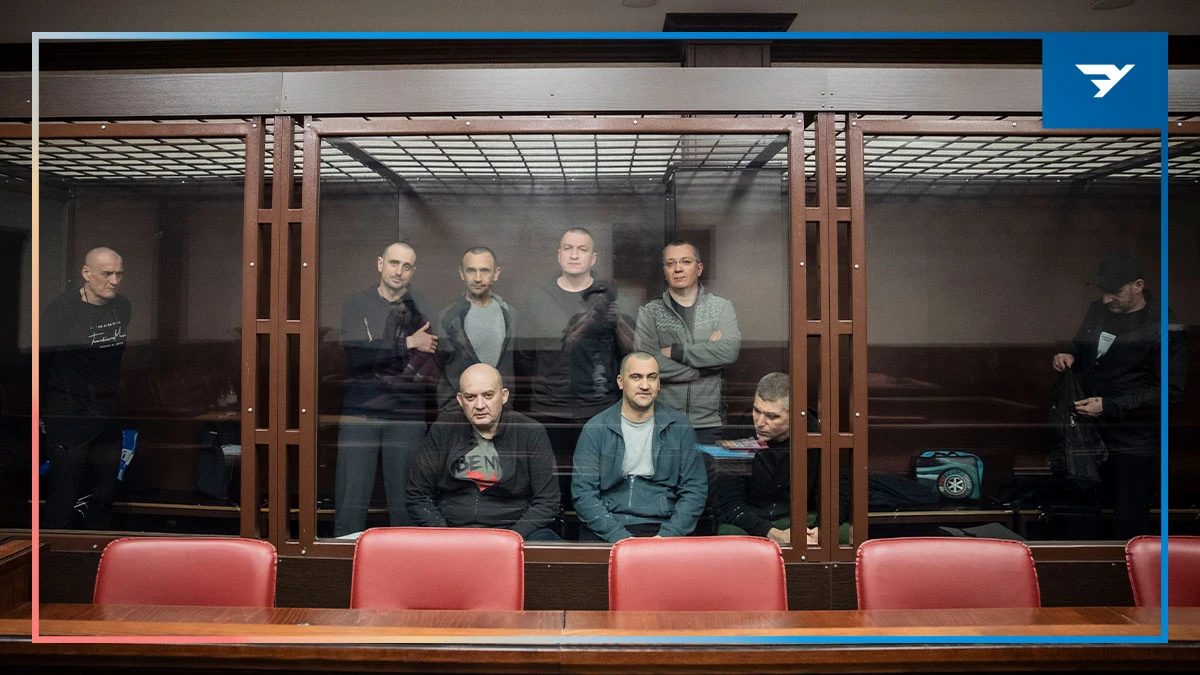 Судове засідання у справі “Херсонської дев’ятки”, січень 2026 року. Фото “Медіазона”