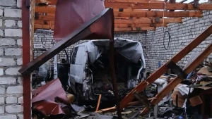 наслідки обстрілів Бериславського району