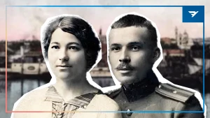 Микола Куліш із дружиною Антоніною Невелль-Куліш