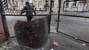 Наслідки обстрілу Херсона 