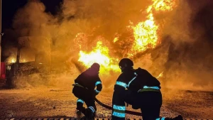 пожежа, АЗС