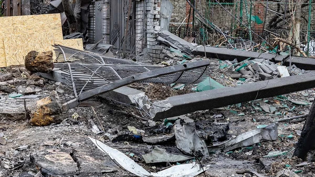 Авіаудар по Херсону