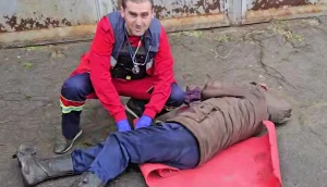 чоловік підірвався на міні