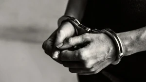 руки в наручниках