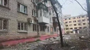 Наслідки обстрілу Херсона 