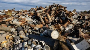 Залишки снарядів у Посад-Покровському на Херсонщині