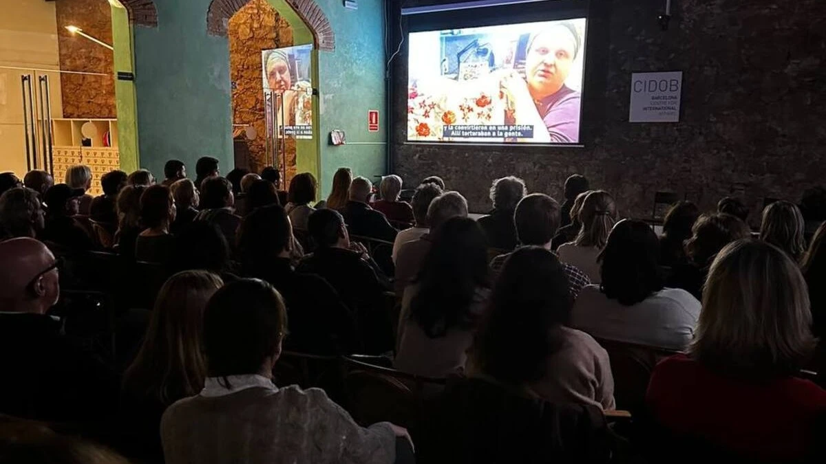 Показ фільму "Kherson: Human Safari" у Барселоні