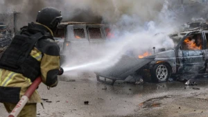 горять машини