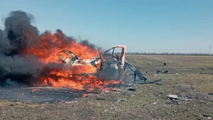 Наслідки атаки військ РФ. Фото: ГУ Нацполіції у Херсонській області