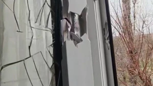 Наслідки обстрілу сердмістя Херсона 