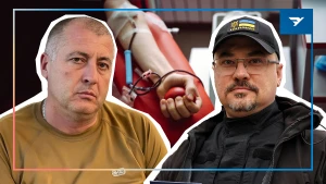 Донори крові Анатолій Дідур та Андрій Кований. Колаж Інни Юрченко / "Вгору"