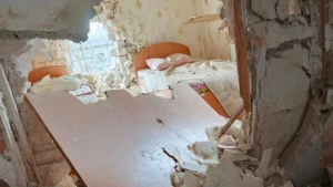 Наслідки обстрілу гуртожитка ХДУ