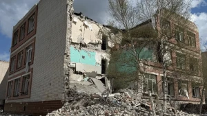 Руйнування у Степанівці внаслідок російського авіаудару. Фото: Херсонська МВА