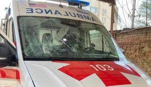 швидка після обстрілу