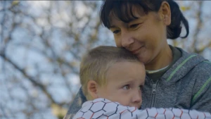 Ольга і Вітя Пузик. Фото: RFE/RL Current Time