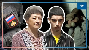 
Ніна Іванівна та Артем невдовзі після повернення в Україну
