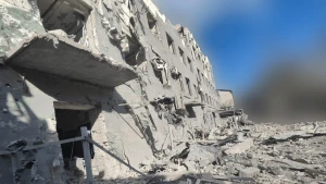 Наслідки авіаудару 19 квітня 2026 року. Фото: Херсонська ОВА