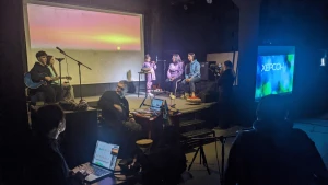 Фото мультимедійної вистави "Планета Херсон, або Намалюй мені дракона". Усі світлини надали організатори