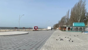 Набережна в тимчасово окупованому Скадовську