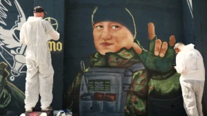 мурал, українські військові