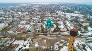 Фото: Введенська церква (2021 рік). Берислав, Херсонська область. Автор світлини: Олег Марчук / "Вікі любить пам'ятки"