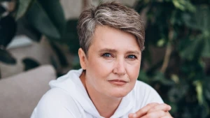Волонтерка Олена Тарасенко 