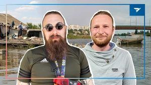 Олексій Книга та Юрій Лобачов, волонтери. Колаж Вікторії Трохимчук / "Вгору"