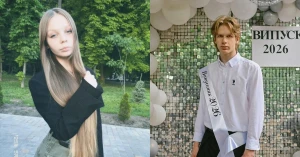 Випускники з Херсона Вікторія Янкович і Гліб Головін. Фото: ХМВА