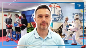 Руслан Хомутенко, тренер та засновник дитячого центру “Мауглі”, регіональний координатор OperationAid по Одеській області. Колаж Інни Юрченко / "Вгору" 