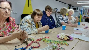 На зустрічі в інтегративно-розмовному клубі "Ріка"


