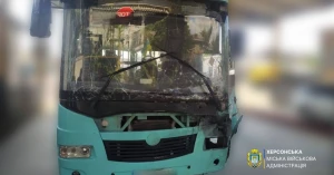 маршрутка, наслідок обстрілу