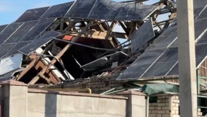 Наслідки удару по Корабельному району Херсона