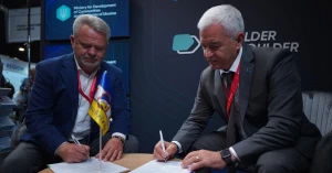 Мер Бучі Анатолій Федорук і начальник Чорнобаївської районної військової адміністрації Ігор Дудар. Фото: Анатолій Федорук / Facebook