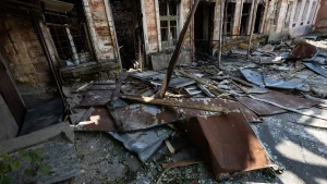 Обстріл середмістя Херсона з РСЗВ