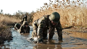 Тренування бійців 38 окремої бригади морської піхоти імені гетьмана Петра Сагайдачного