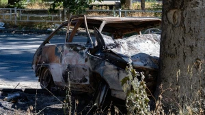 Автівка, яку атакували російські військові 