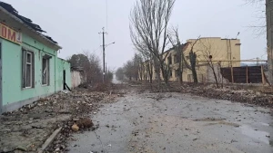 Берислав після російського обстрілу, 2025 рік. Фото: Херсонська ОВА