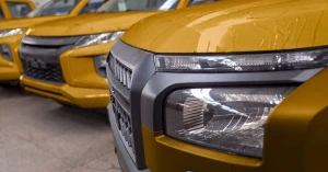 Отримані автомобілі для комунальників Херсонщини у межах співпраці з німецькими міжнародними партнерами. Фото: ХОВА