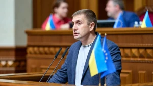Народний депутат Сергій Козир під час обговорення безпекової ситуації на Херсонщині