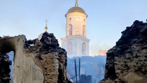 церква , пошкоджена внаслідок російських атак
