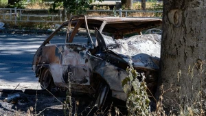 Автівка, яку атакували російські військові 