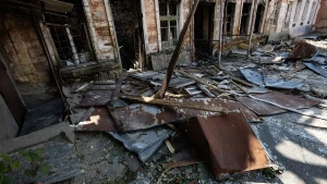Обстріл середмістя Херсона з РСЗВ
