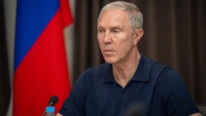 Окупаційний очільник Херсонщини Володимир Сальдо. Фото з телеграм-каналу Сальда