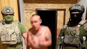 Затриманий військовий. Фото: Військова служба правопорядку у ЗСУ