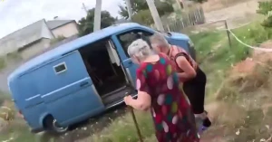 Скриншот з відео евакуації: ХМВА