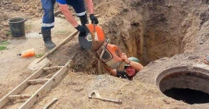 Прцівники Херсонського водоканалу в Херсоні. Фото: ХМВА
